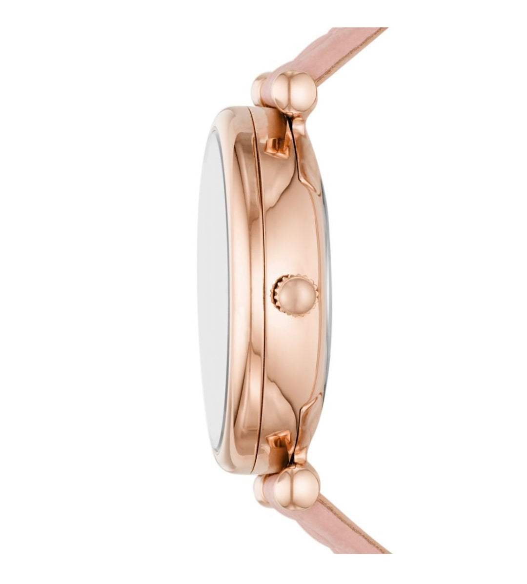 Fossil Women's Carlie Three-Hand Date Blush Leather Watch - ES5269