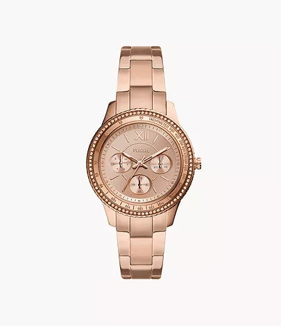 Fossil Stella Sport Multifunction Rose Gold-tone Stainless ES5106
