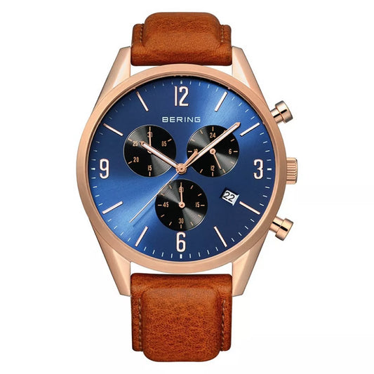 Bering Men Watch Chronograph - 10542-467-1 Leather