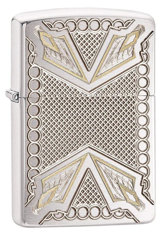 Zippo Armor Dagger Regular Lighter - Brushed Chrome