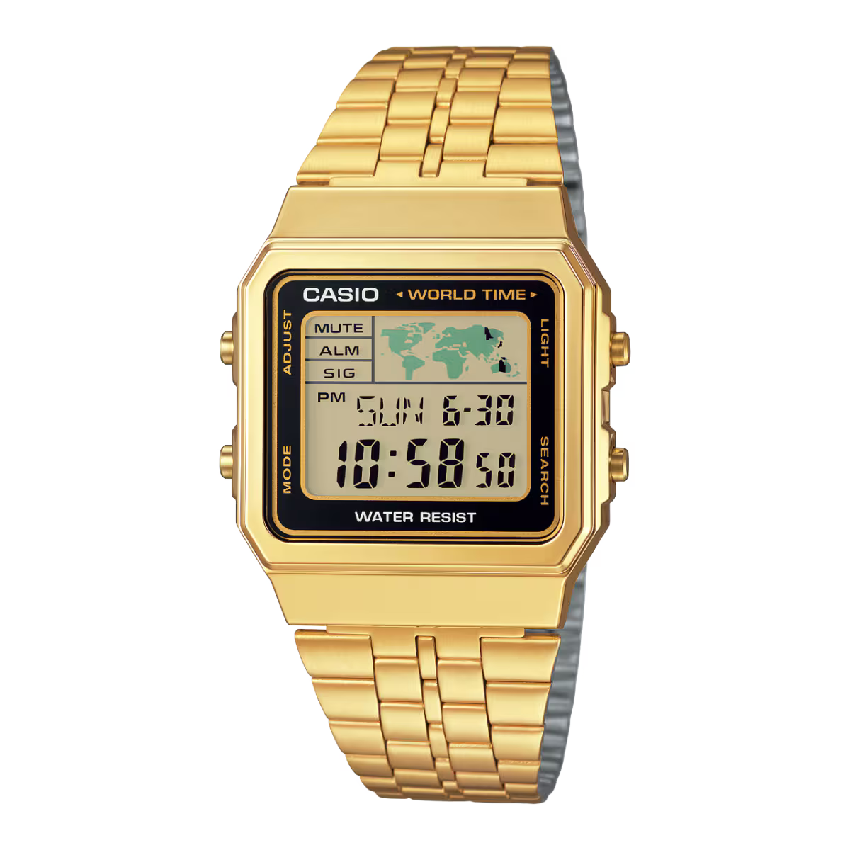 Casio a500w gold